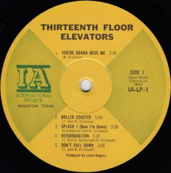 LP 13th Floor Elevators: The Psychedelic Sounds Of The 13th Floor Elevators 643354