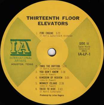 LP 13th Floor Elevators: The Psychedelic Sounds Of The 13th Floor Elevators 643354