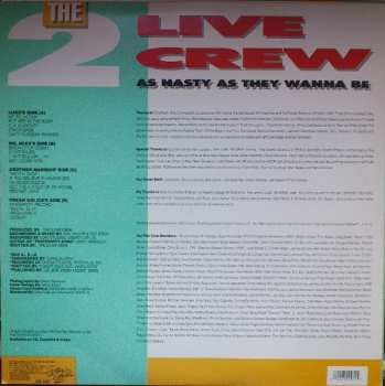 2LP The 2 Live Crew: As Nasty As They Wanna Be 606898