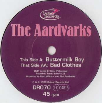 SP The Aardvarks: Buttermilk Boy / Bad Clothes 173770