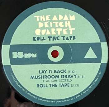 2LP The Adam Deitch Quartet: Roll The Tape 498273