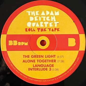 2LP The Adam Deitch Quartet: Roll The Tape 498273