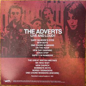 LP The Adverts: Live And Loud!! LTD 636297