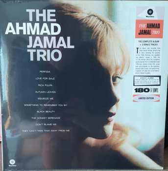 LP Ahmad Jamal Trio: The Ahmad Jamal Trio LTD 566328