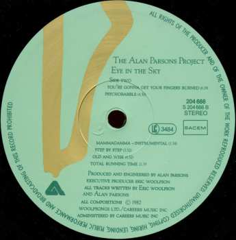 LP The Alan Parsons Project: Eye In The Sky 569153