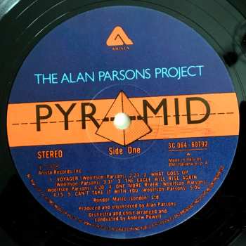 LP The Alan Parsons Project: Pyramid 655638