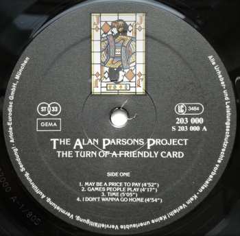 LP The Alan Parsons Project: The Turn Of A Friendly Card 652739