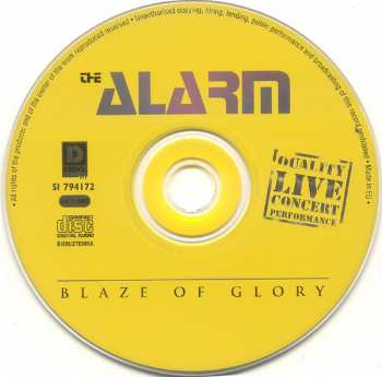 CD The Alarm: Blaze Of Glory 5041