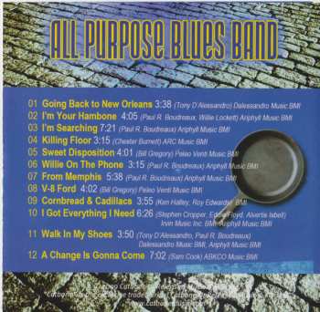 CD The All Purpose Blues Band: Cornbread & Cadillacs 546377