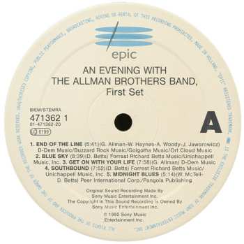 LP The Allman Brothers Band: An Evening With The Allman Brothers Band - First Set 571697