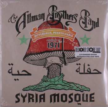 2LP The Allman Brothers Band: Syria Mosque Pittsburgh, PA January 17, 1971 LTD | NUM | CLR 622352