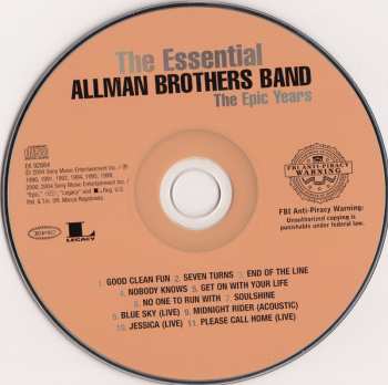 CD The Allman Brothers Band: The Essential Allman Brothers Band (The Epic Years) 523917