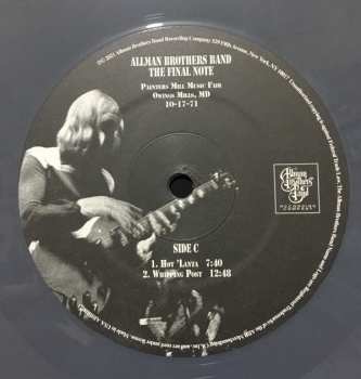 2LP The Allman Brothers Band: The Final Note (Painters Mill Music Fair Owings Mills, MD 10-17-71) LTD | NUM | CLR 398618