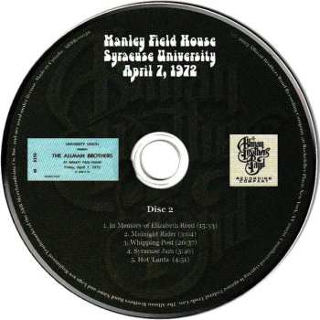 2CD The Allman Brothers Band: Manley Field House, Syracuse University, April 7 1972 636848