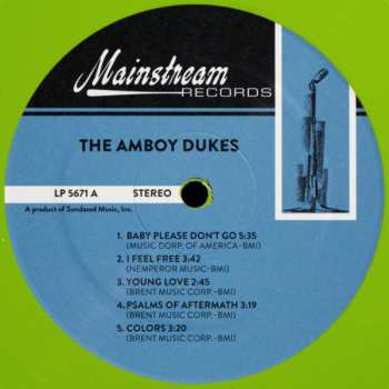 LP The Amboy Dukes: The Amboy Dukes CLR 560437