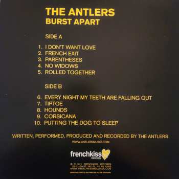 LP The Antlers: Burst Apart LTD 564770