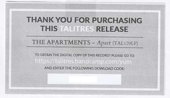 2LP The Apartments: Apart 556566