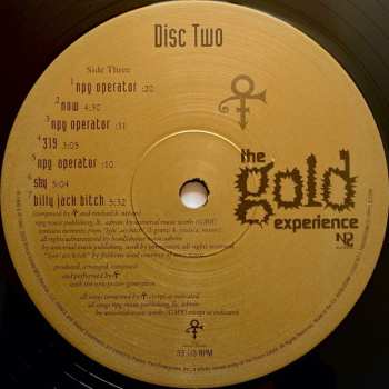 2LP The Artist (Formerly Known As Prince): The Gold Experience 550960