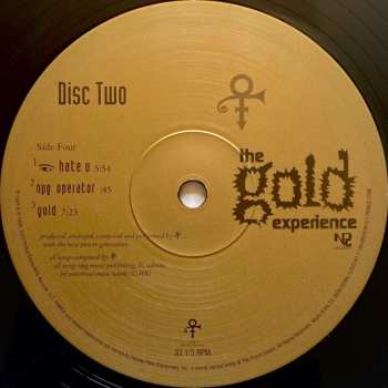 2LP The Artist (Formerly Known As Prince): The Gold Experience 550960