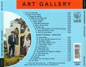 CD The Artwoods: Art Gallery 549629