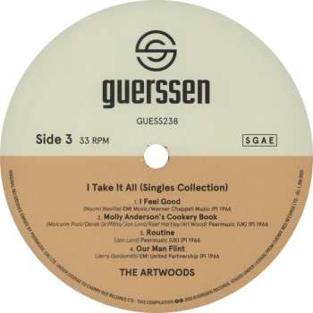 2LP The Artwoods: I Take It All (Singles Collection) 567361