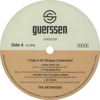 2LP The Artwoods: I Take It All (Singles Collection) 567361