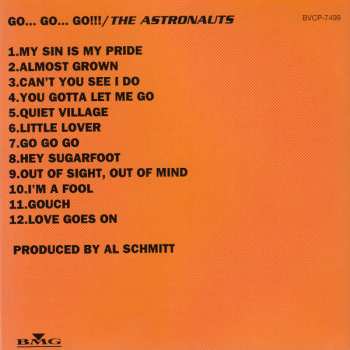 CD The Astronauts: Go...Go...Go!! 615021