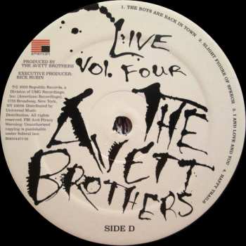 2LP/DVD The Avett Brothers: Live Vol. Four 588581