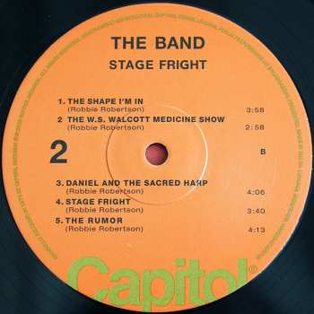 LP The Band: Stage Fright 592294