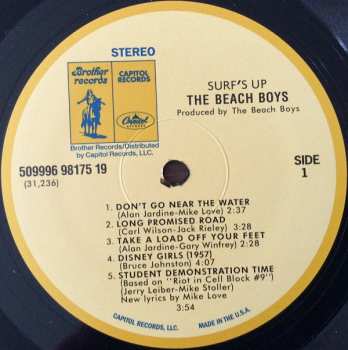 LP The Beach Boys: Surf's Up 595618