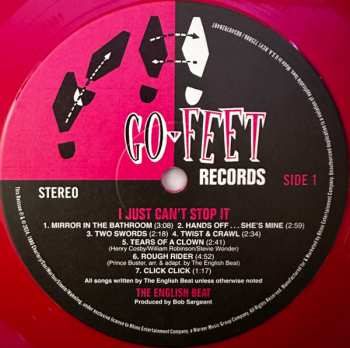 LP The Beat: I Just Can't Stop It CLR | LTD 605781