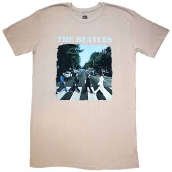 Merch The Beatles: The Beatles Ladies T-shirt Dress: Abbey Road & Logo (xx-small) XXS