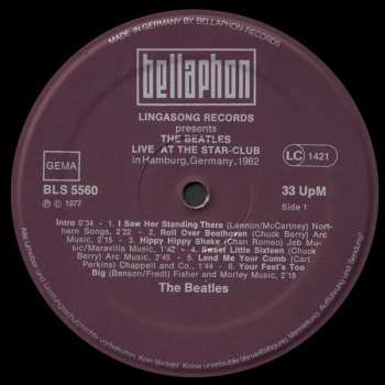 2LP The Beatles: Live! At The Star-Club In Hamburg, Germany; 1962 652754