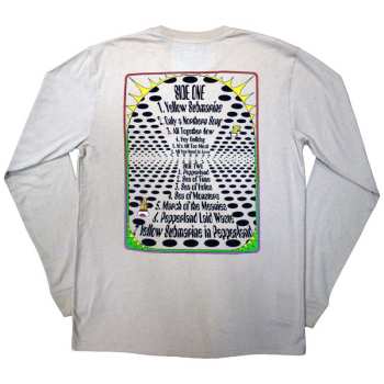 Merch The Beatles: The Beatles Unisex Long Sleeve T-shirt: Yellow Submarine Tracklist (back Print) (small) S