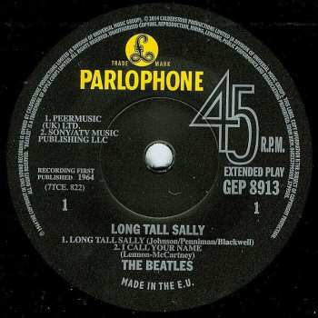 SP The Beatles: Long Tall Sally LTD 616532