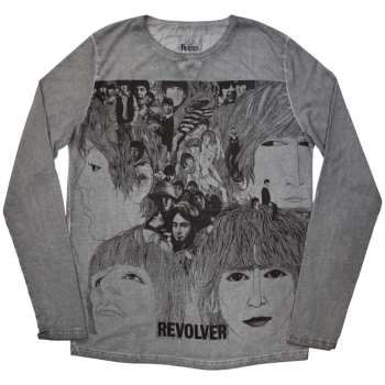 Merch The Beatles: Mikina Revolver Stone Wash