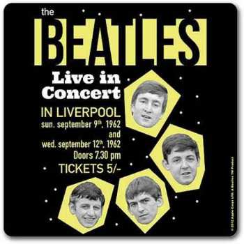 Merch The Beatles: Podtácek 1962 Live In Concert