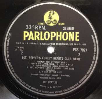 LP The Beatles: Sgt. Pepper's Lonely Hearts Club Band 638044