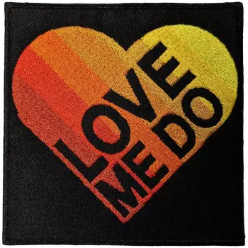 Standard Woven Patch Love Me Do Gradient Heart