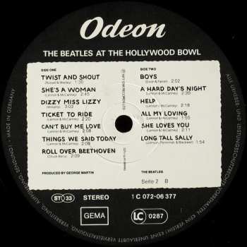 LP The Beatles: The Beatles At The Hollywood Bowl 652751