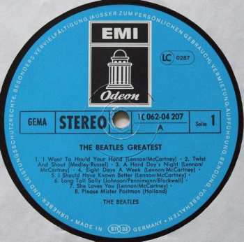 LP The Beatles: The Beatles' Greatest 644823