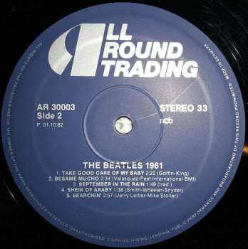 LP The Beatles: Silver Beatles 374323