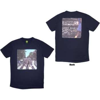 Merch The Beatles: The Beatles Unisex T-shirt: Vintage Abbey Road (back Print) (small) S