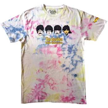 Merch The Beatles: Tričko Yellow Submarine Heads & Apple Bonkers