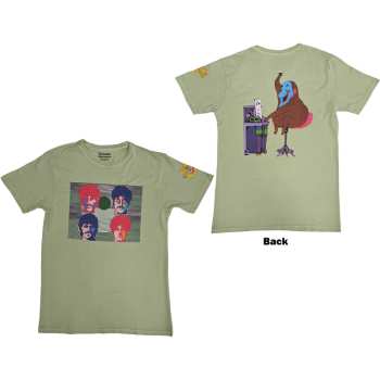 Merch The Beatles: The Beatles Unisex T-shirt: Yellow Submarine Magic Piano (back Print) (xx-large) XXL