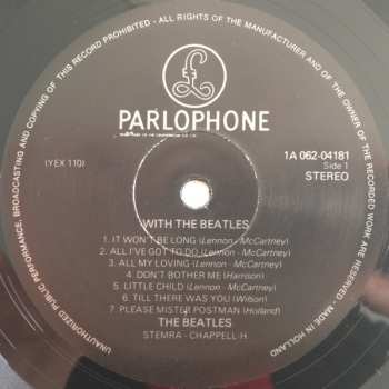 LP The Beatles: With The Beatles 656271