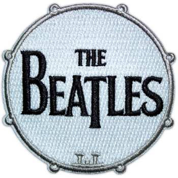 Merch The Beatles: Woven Patch Drum Logo The Beatles Large