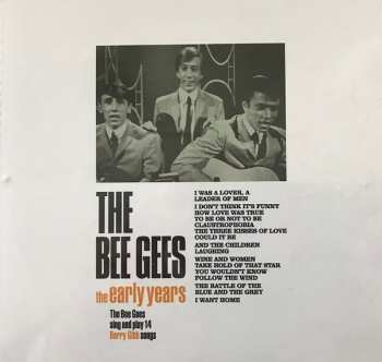 CD Bee Gees: The Early Years (The Bee Gees Sing And Play 14 Barry Gibb Songs) 598522