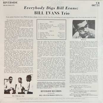 LP The Bill Evans Trio: Everybody Digs Bill Evans LTD 560063