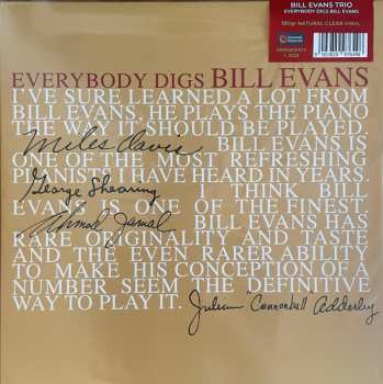 Album The Bill Evans Trio: Everybody Digs Bill Evans